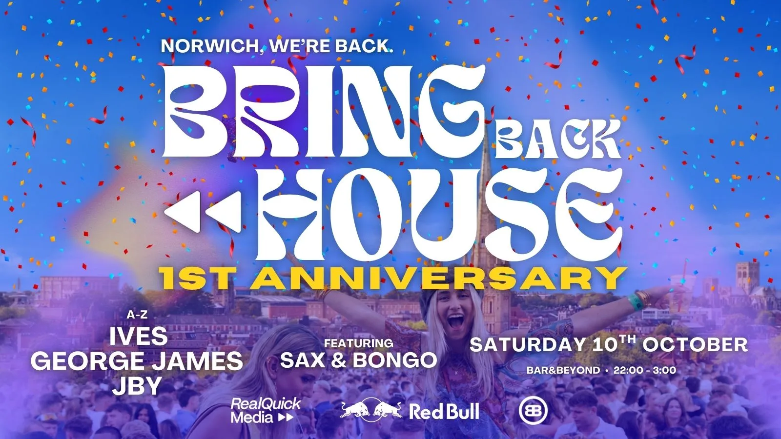 Bring Back House: First Anniversary 🕺 at Bar & Beyond Norwich