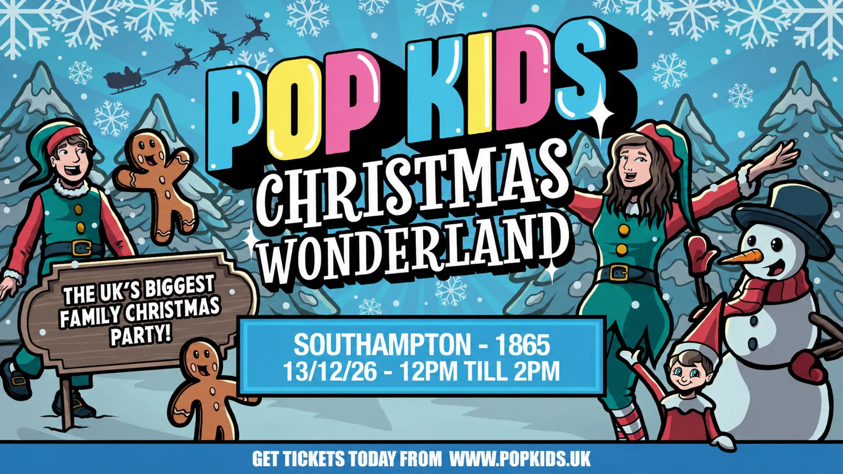 Popkids Southampton - Christmas Wonderland at The 1865