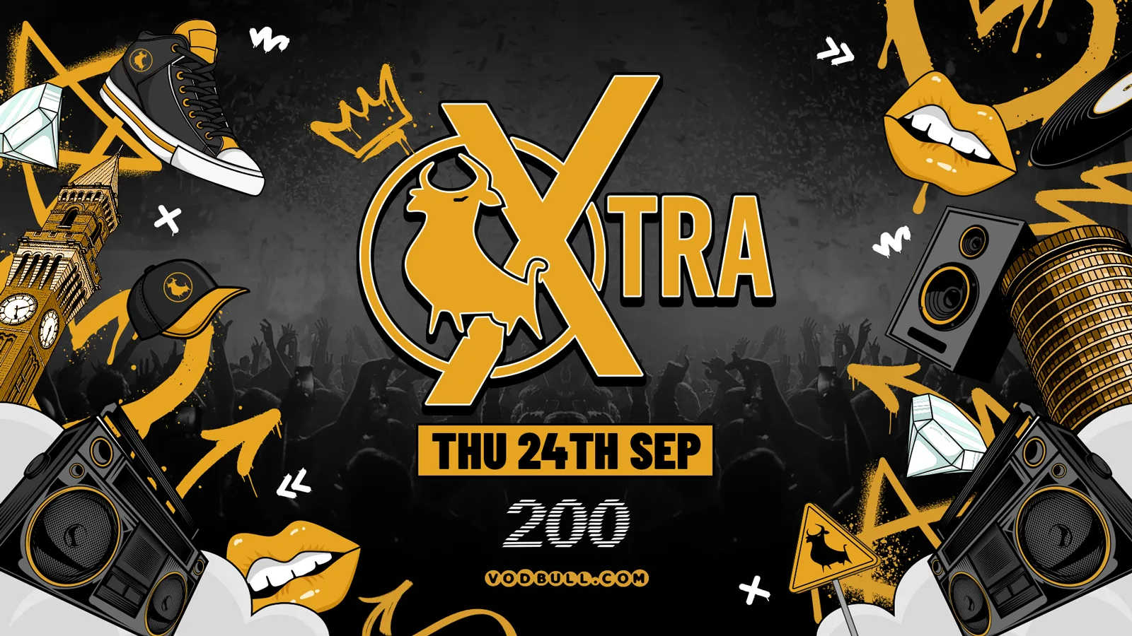 Vodbull Xtra x 200 On Broad Street - Launch Night - Thursday 24th Sept