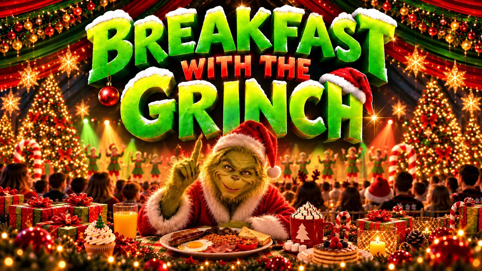 Breakfast with the Grinch · Sunday 13 December at Allerton Manor