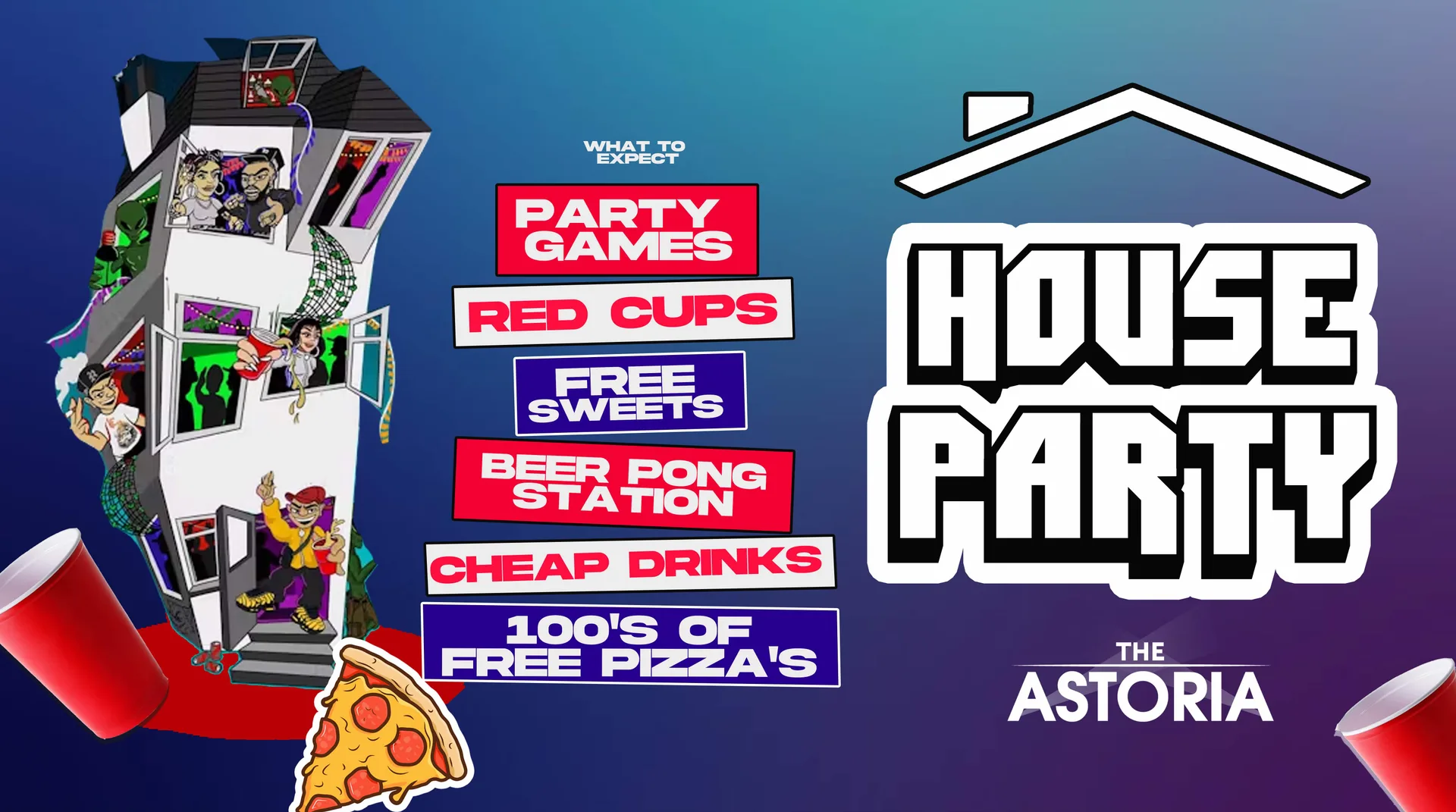 DAY 1 -  PORTSMOUTH WELCOME WEEK -  OFFICIAL FRESHERS HOUSE PARTY! 🏈 at The Astoria