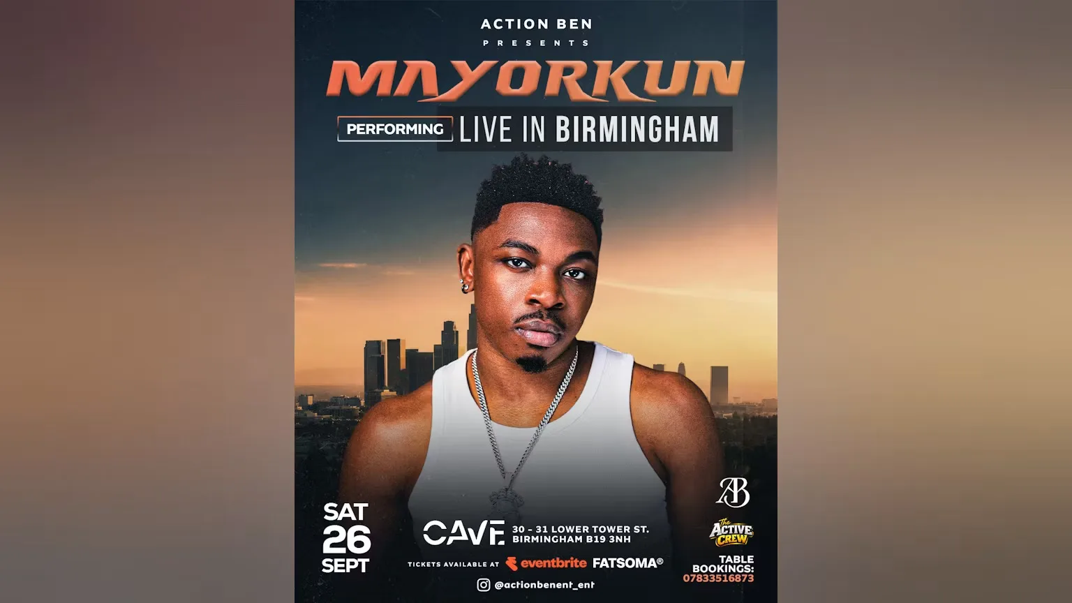 MAYORKUN LIVE IN BIRMIGHAM