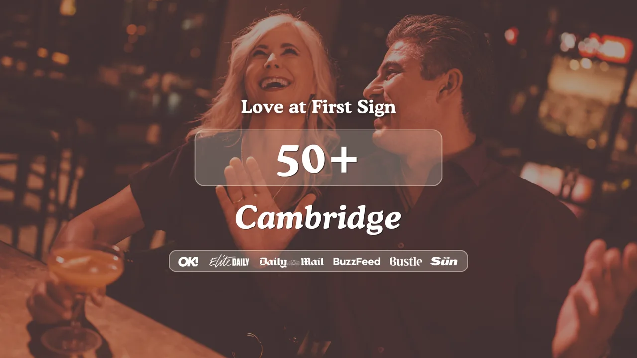 50+  Singles Night at The Tivoli Cambridge | Love at First Sign at The Tivoli