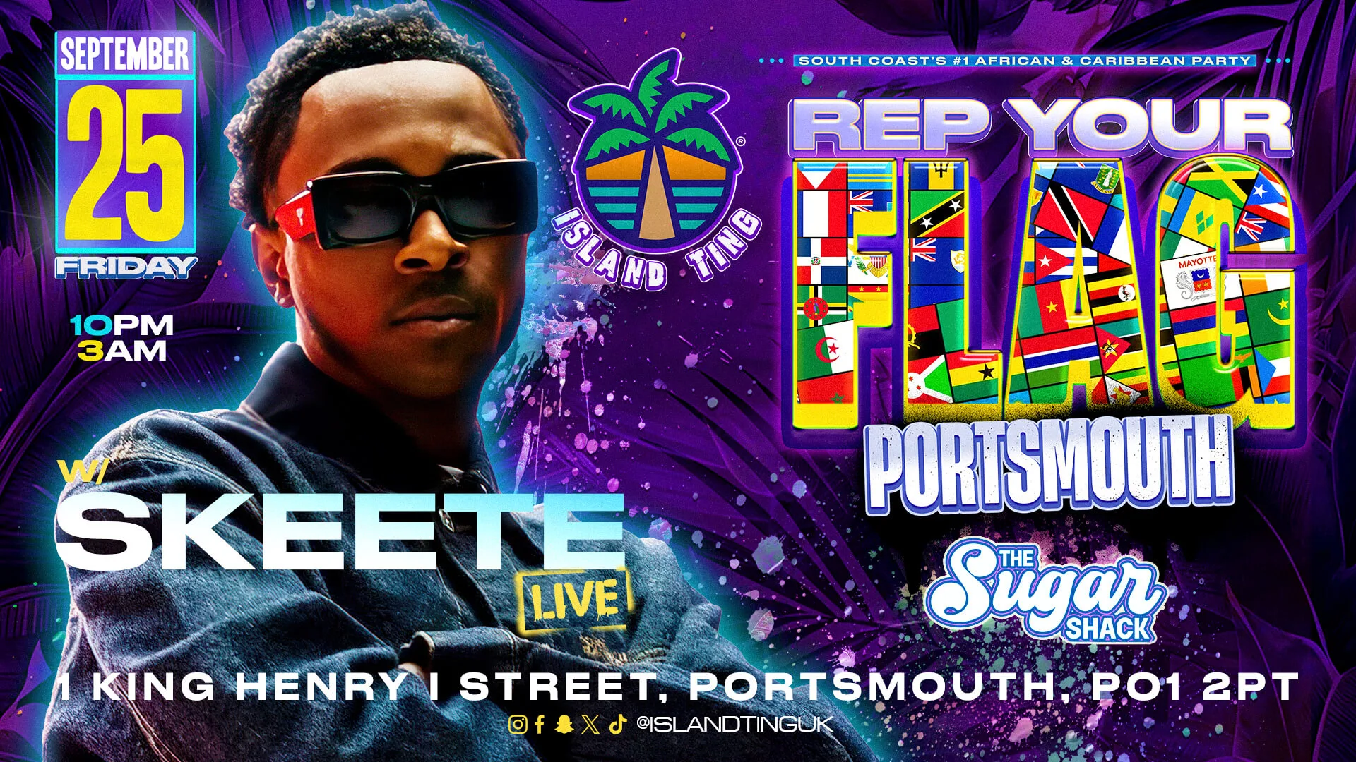 Rep Your Flag Portsmouth 🌴 (Island Ting) w/ Skeete Live 🔥