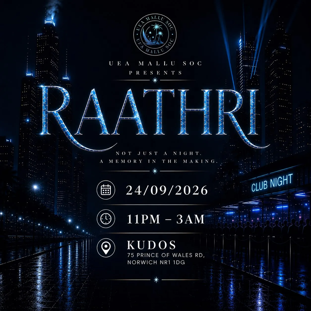 RAATHRI at KUDOS Bar and Nightclub