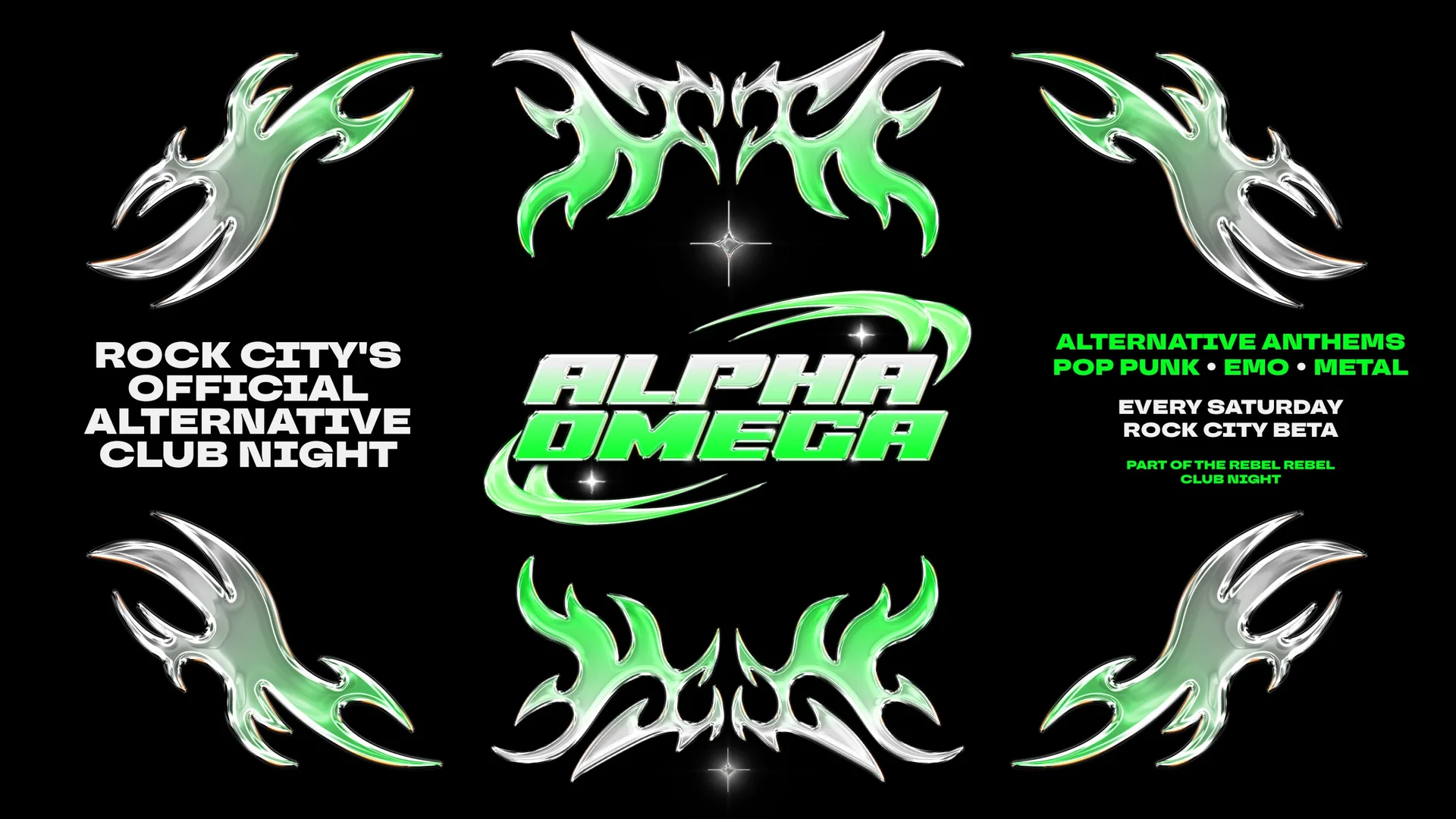 Alpha Omega - Nottingham's Best Alternative Club Night (POP PUNK | EMO | METAL) - 03/10/26