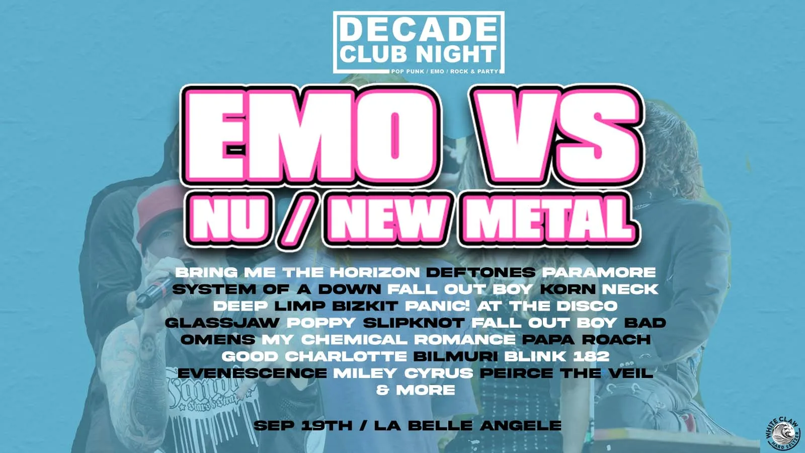 Decade Club Night -  Emo VS Nu/New Metal