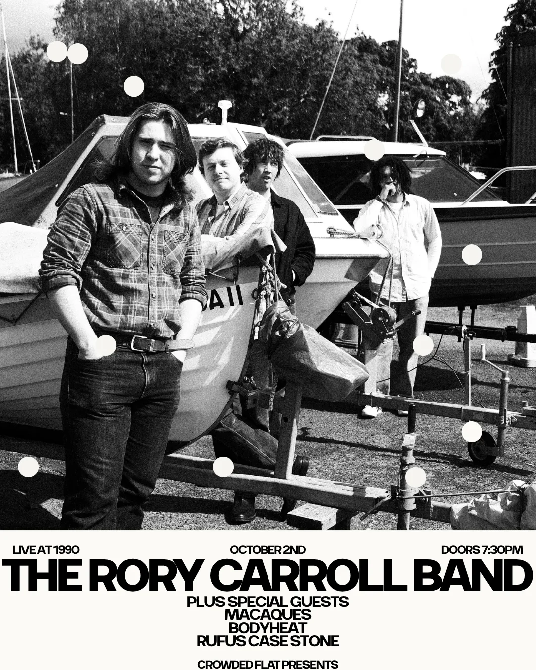 The Rory Carroll Band at 1990