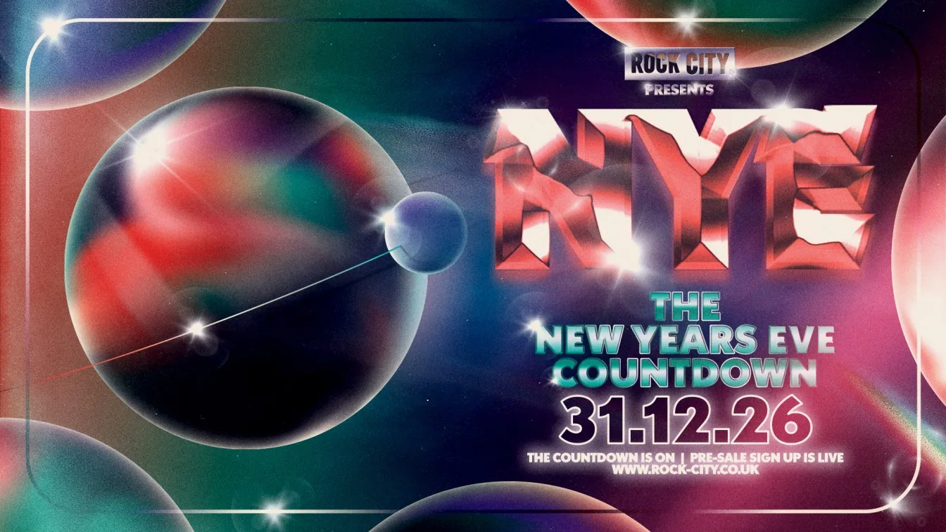 Rock City Presents... The New Years Eve Countdown 2026 - 31/12/26 at Rock City