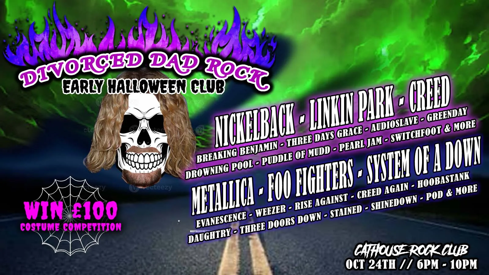 Divorced Dad Rock: Early Halloween Club (Glasgow)