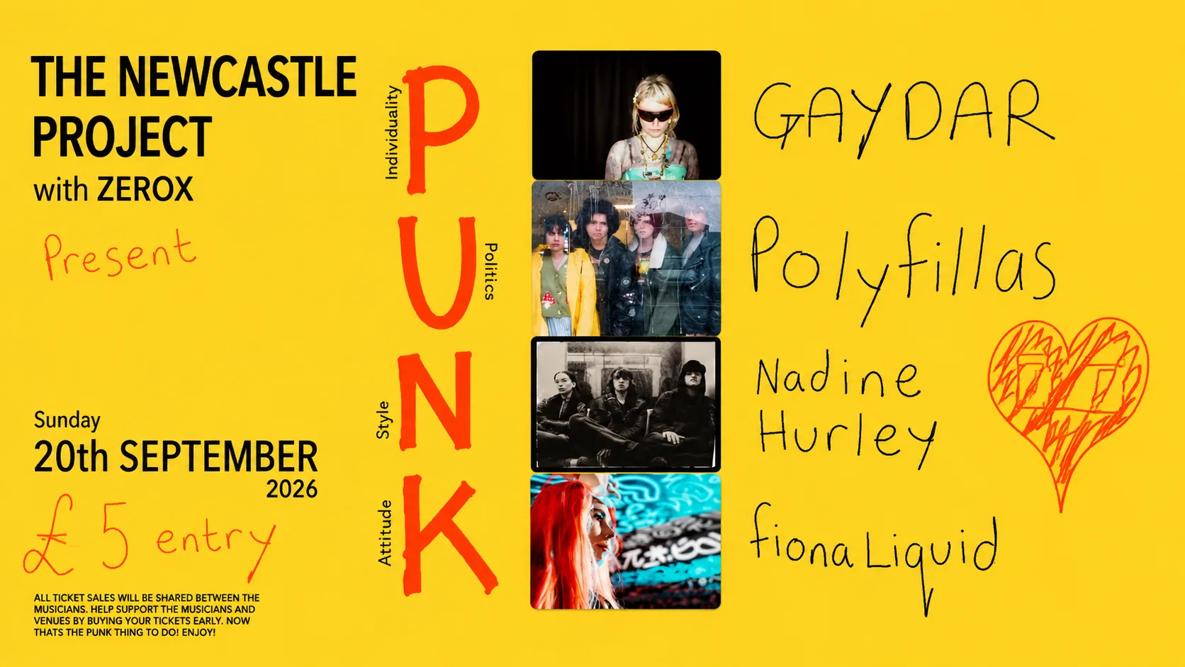 The Newcastle Project with ZEROX presents: PUNK at Zerox
