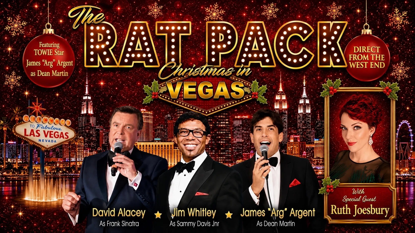 🎅🏼 The Christmas Rat Pack Show – Frank Sinatra, Dean Martin & Sammy Davis Jr at The Buttermarket