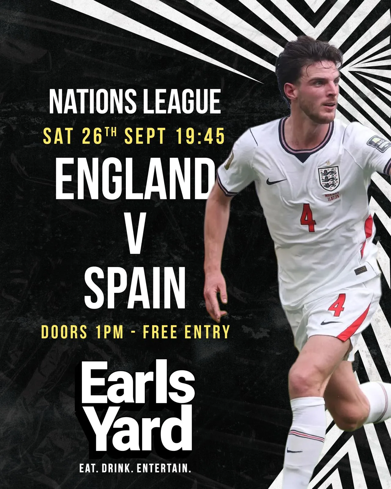 NATIONS LEAGUE @ EARLS YARD England VS Spain at Earls Yard