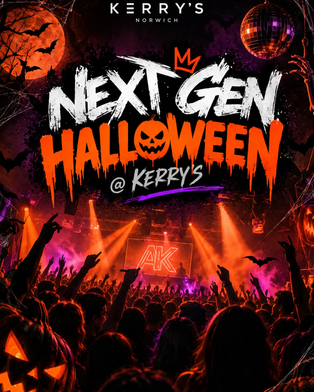 NEXT GEN UNDER 18's HALLOWEEN at Kerry’s