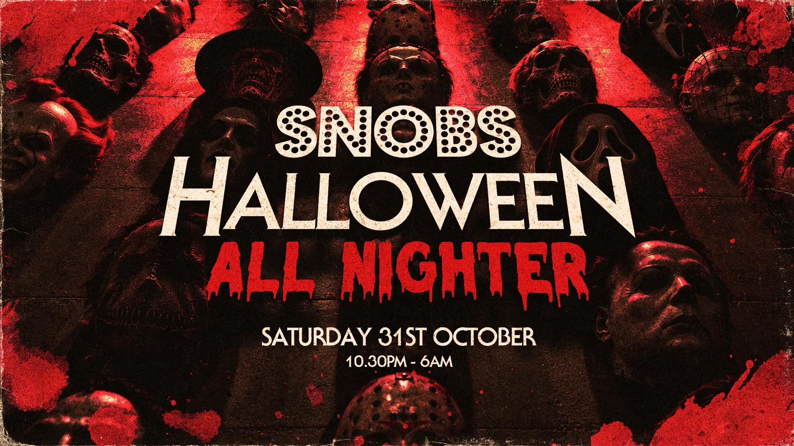 Loaded Saturday HALLOWEEN ALLNIGHTER @ Snobs Birmingham [240] 🤘 31/10