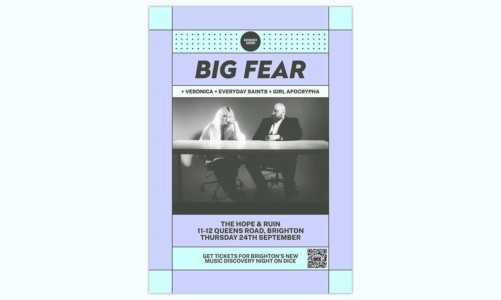 HH Presents: Big Fear + ﻿Veronica ﻿+ Everyday Saints ﻿+ Girl Apocrypha at The Hope & Ruin