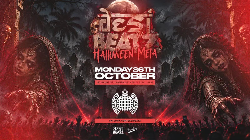 QMBL Punjabi Society : HALLOWEEN MELA! | 26.10.26 | MINISTRY OF SOUND