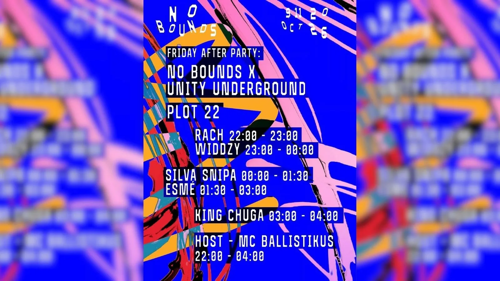 UNITY UNDERGROUND X NO BOUNDS FESTIVAL at Plot 22