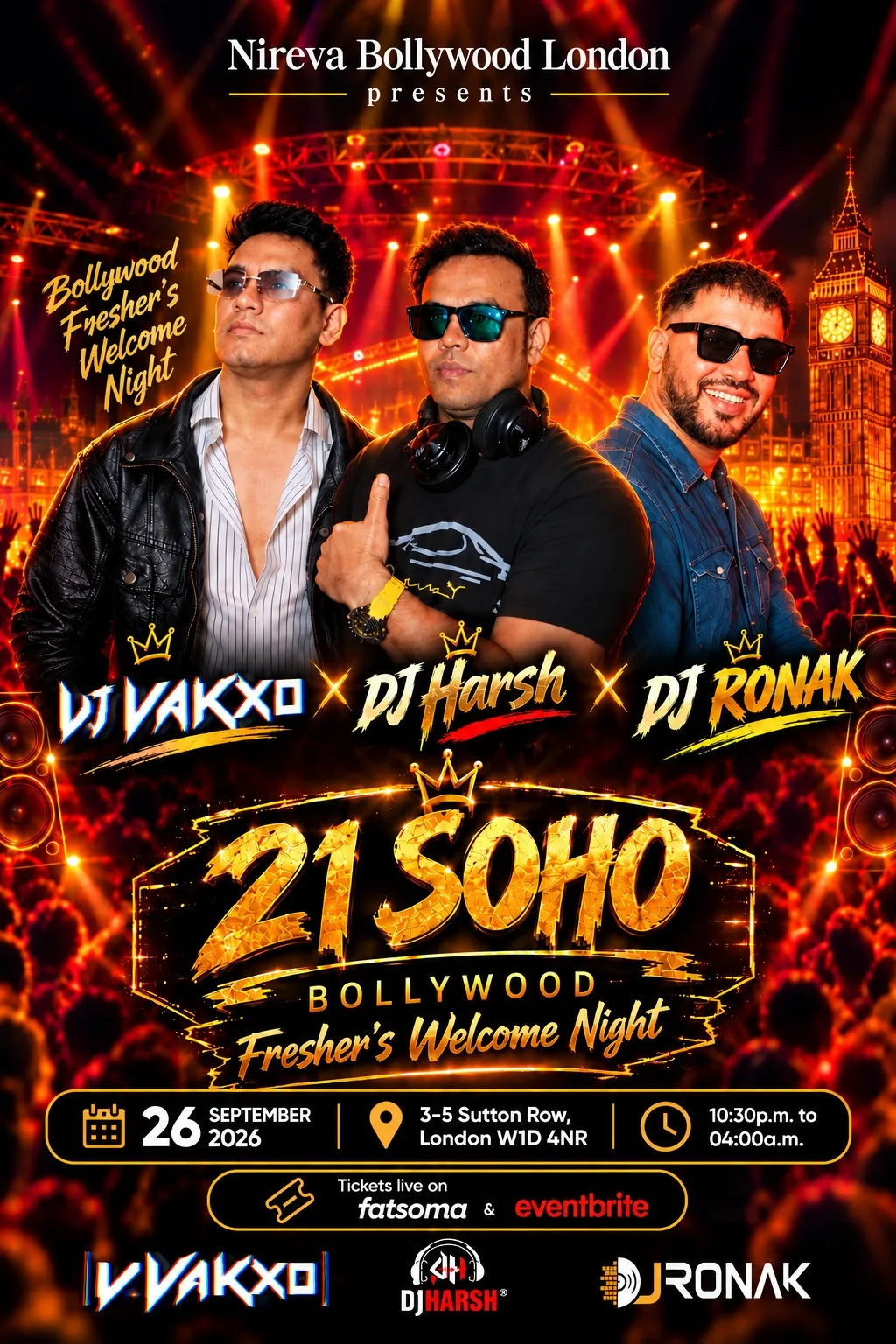 London Bollywood Night-The Universities Fresher's Welcome Night at 21Soho