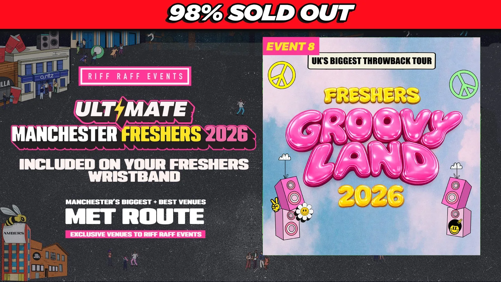 DAY 4: RIFF RAFF ULTIMATE MMU FRESHERS : GROOV YLAND 🪩 @ GORILLA at Gorilla