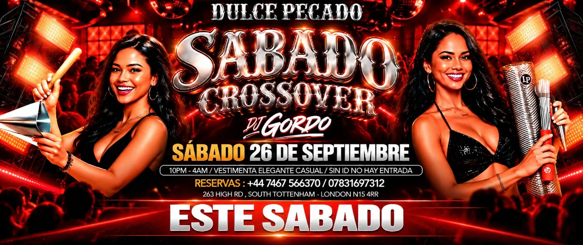 SABADO CROSSOVER @DULCE PECADO NIGHTCLUB