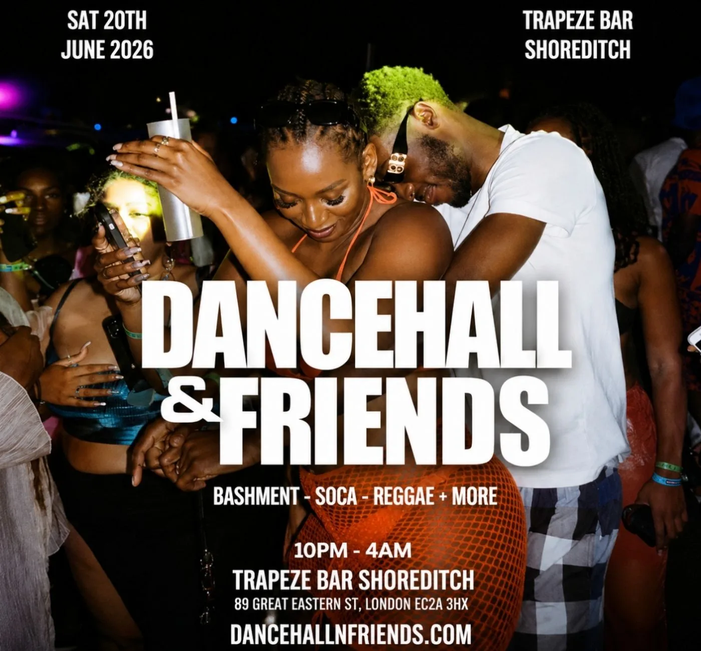 DANCEHALL & FRIENDS - Bashment, Soca, Reggae at Trapeze Bar