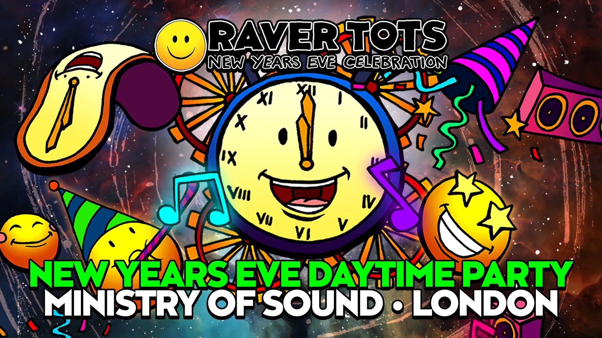 Raver Tots NYE Party Ministry of Sound, London - Earlier Timeslot