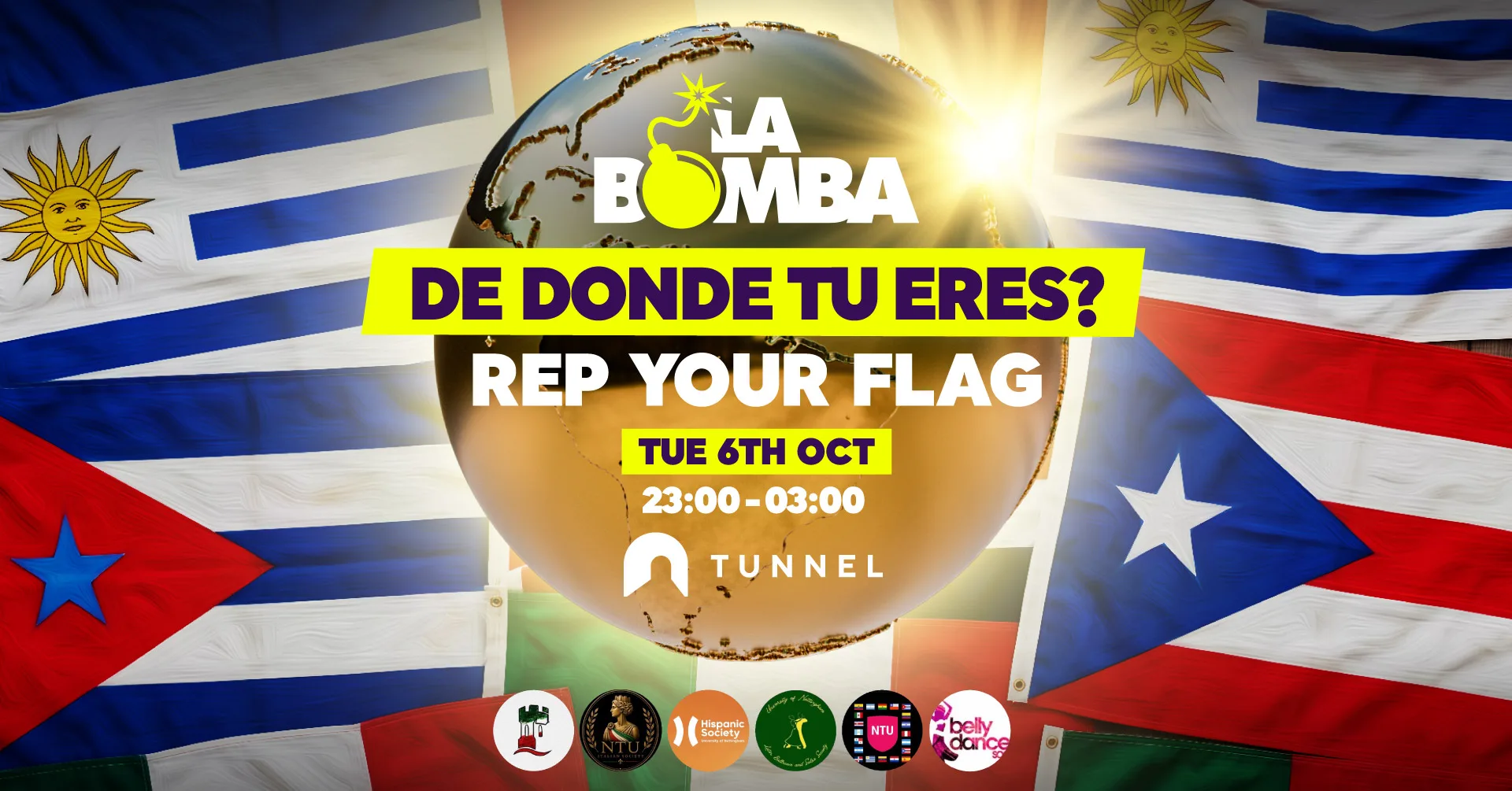 LA BOMBA 💣 | DE DONDE TU ERES? | REP YOUR FLAG