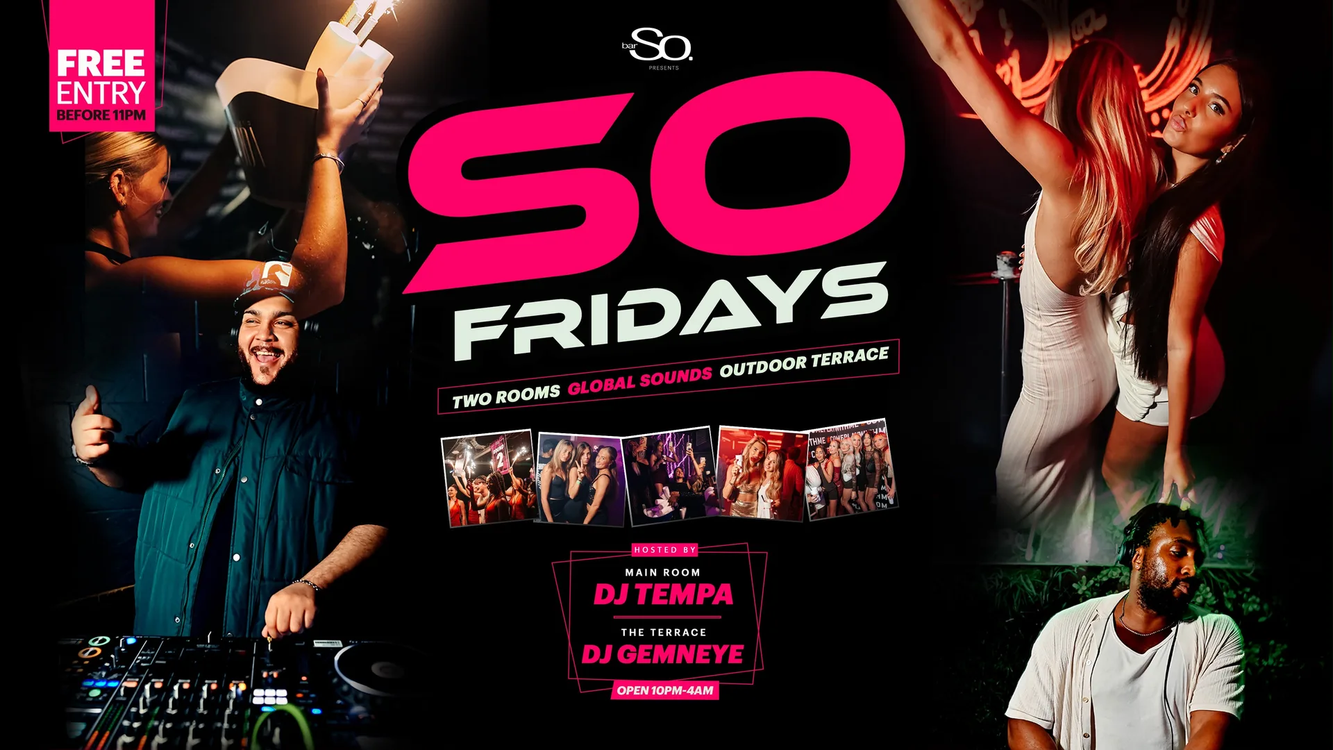 WE ARE SO FRIDAYS @ Bar So Bournemouth 23.10.26