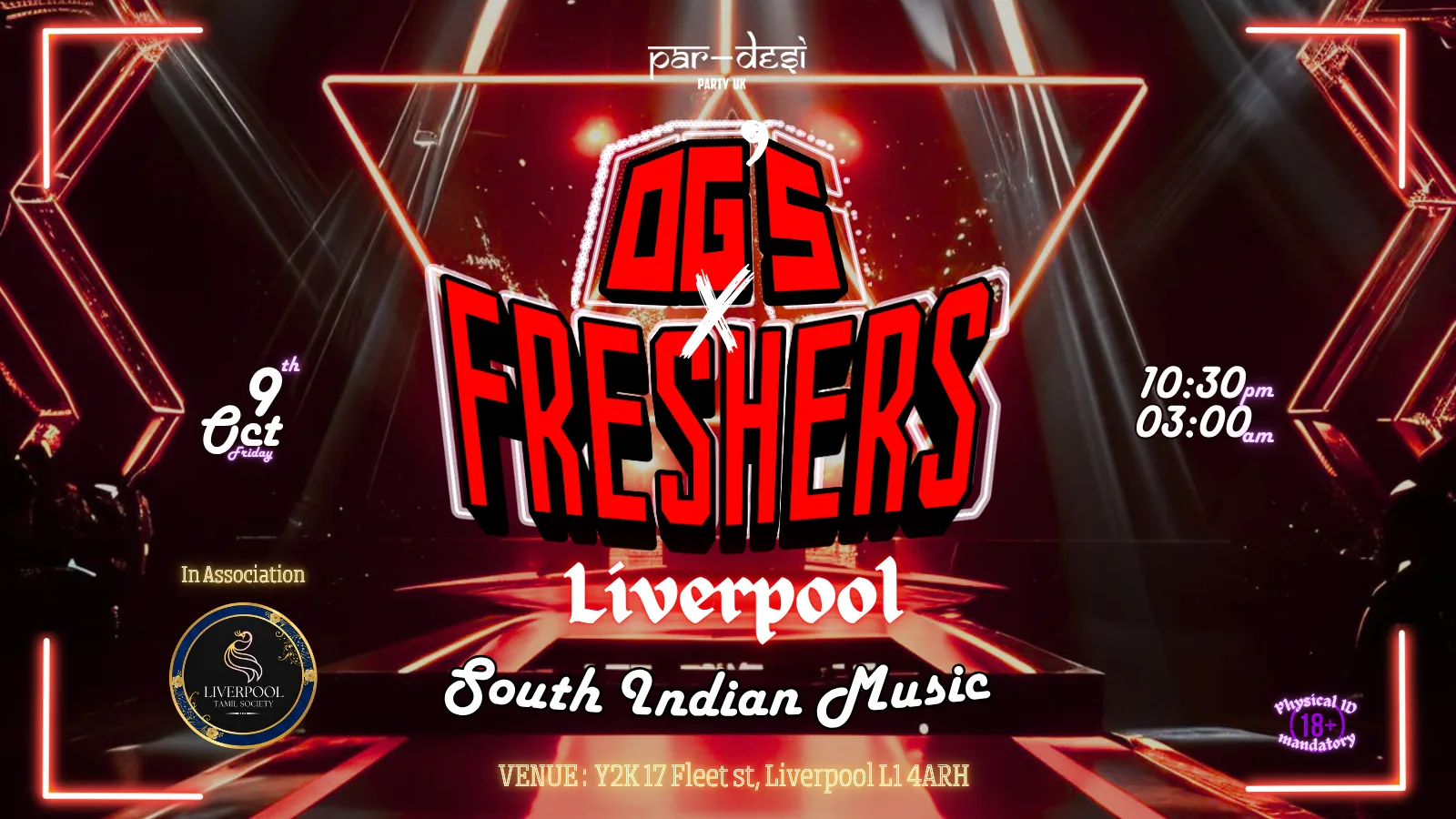 🎧🔥 OG’s × FRESHERS - LIVERPOOL 🔥🎧