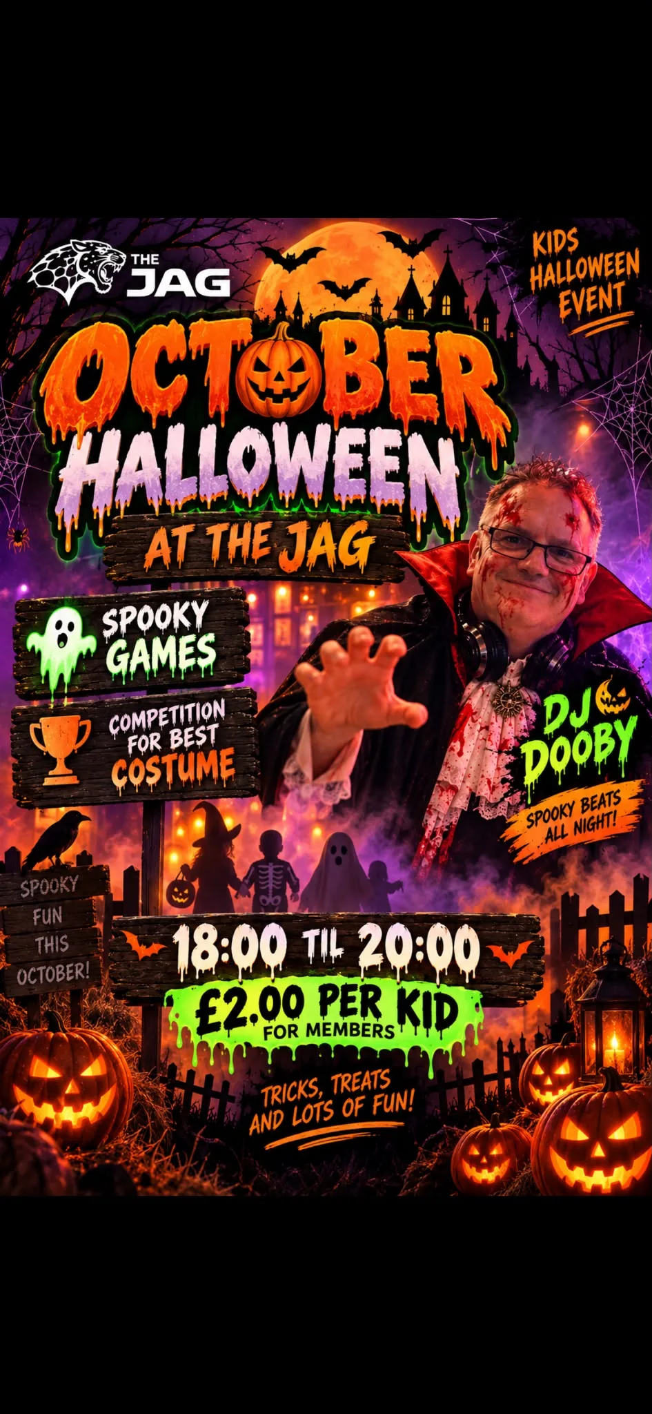 Kids Halloween disco