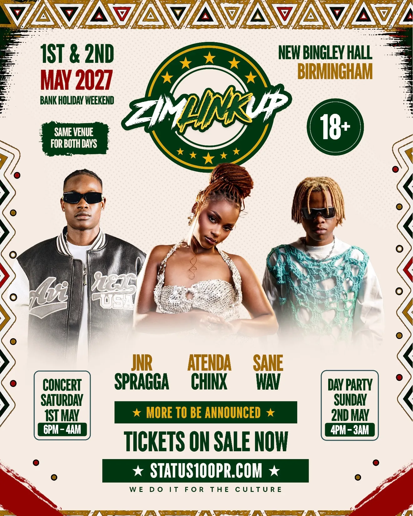 ZimLinkUp Birmingham Concert at The New Bingley Hall