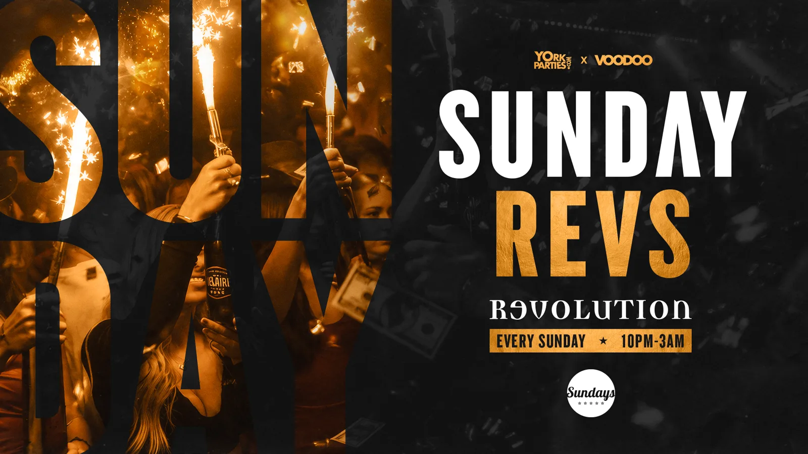 SUNDAY REVS The Sunday Social 🎉 at Revolution York