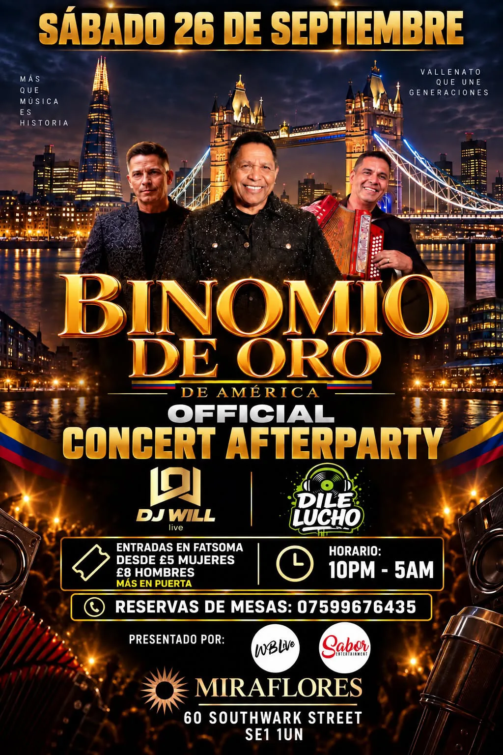 BINOMIO DE ORO OFFICIAL CONCERT AFTER PARTY
