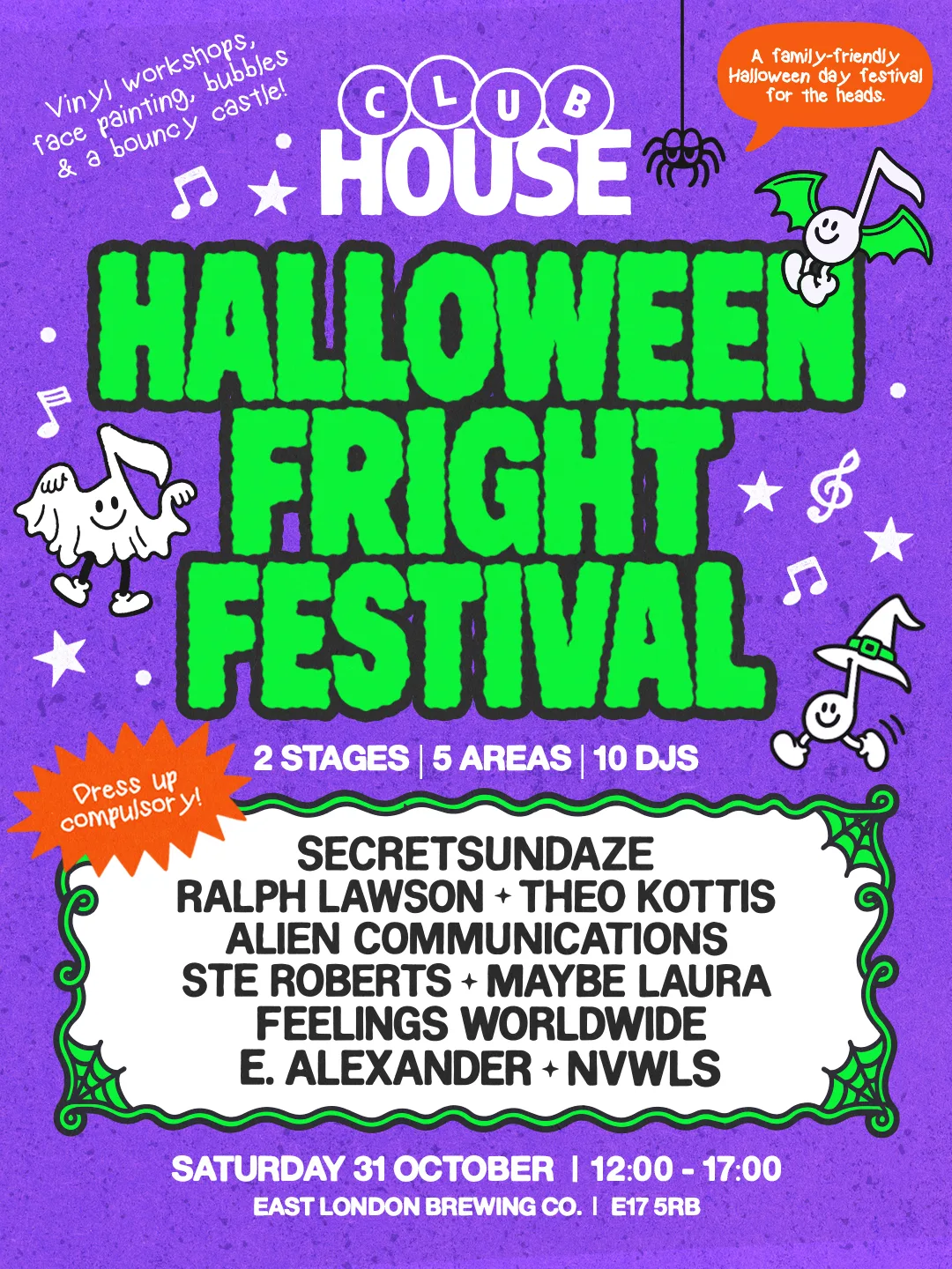 CLUBHOUSE Halloween: Family-Friendly Fright Festival