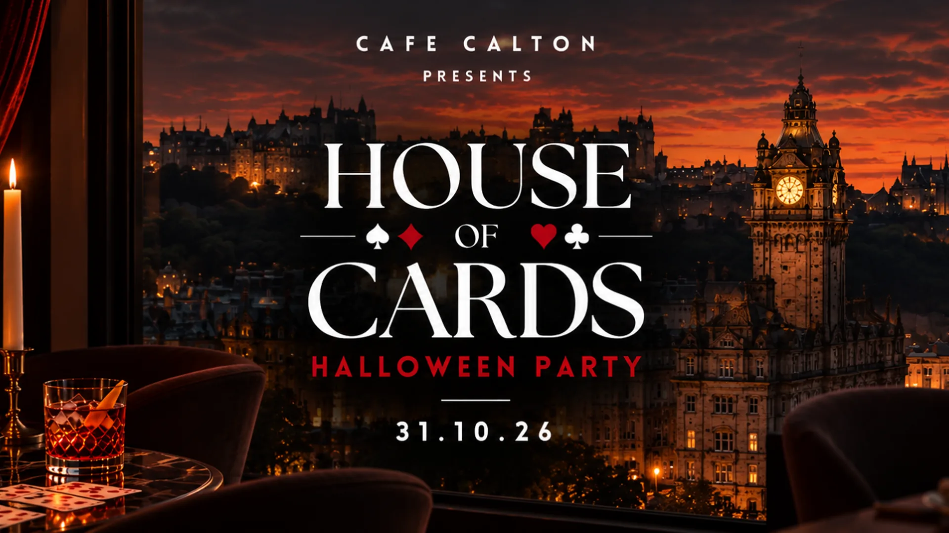 House of Cards | Halloween at Cafe Calton