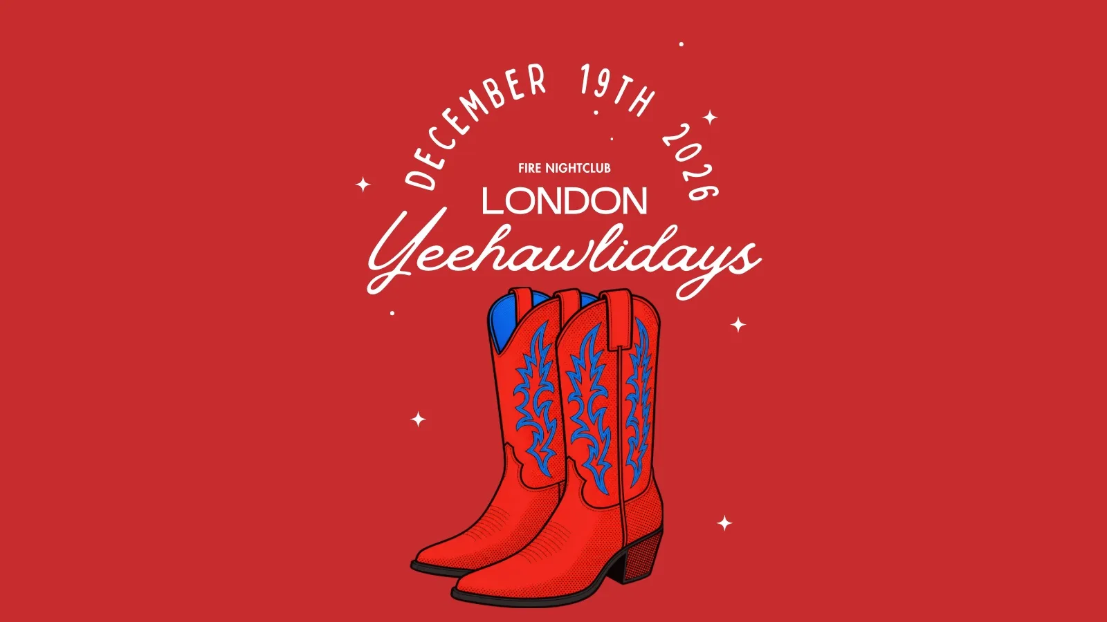 YEEHAW! FESTIVE COUNTRY PARTY. LONDON🤠🎅
