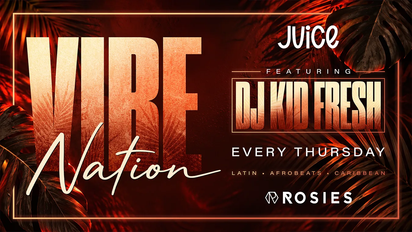 🔥 Vibe Nation - Thursday 15th October 🔥 at Rosies - Chester