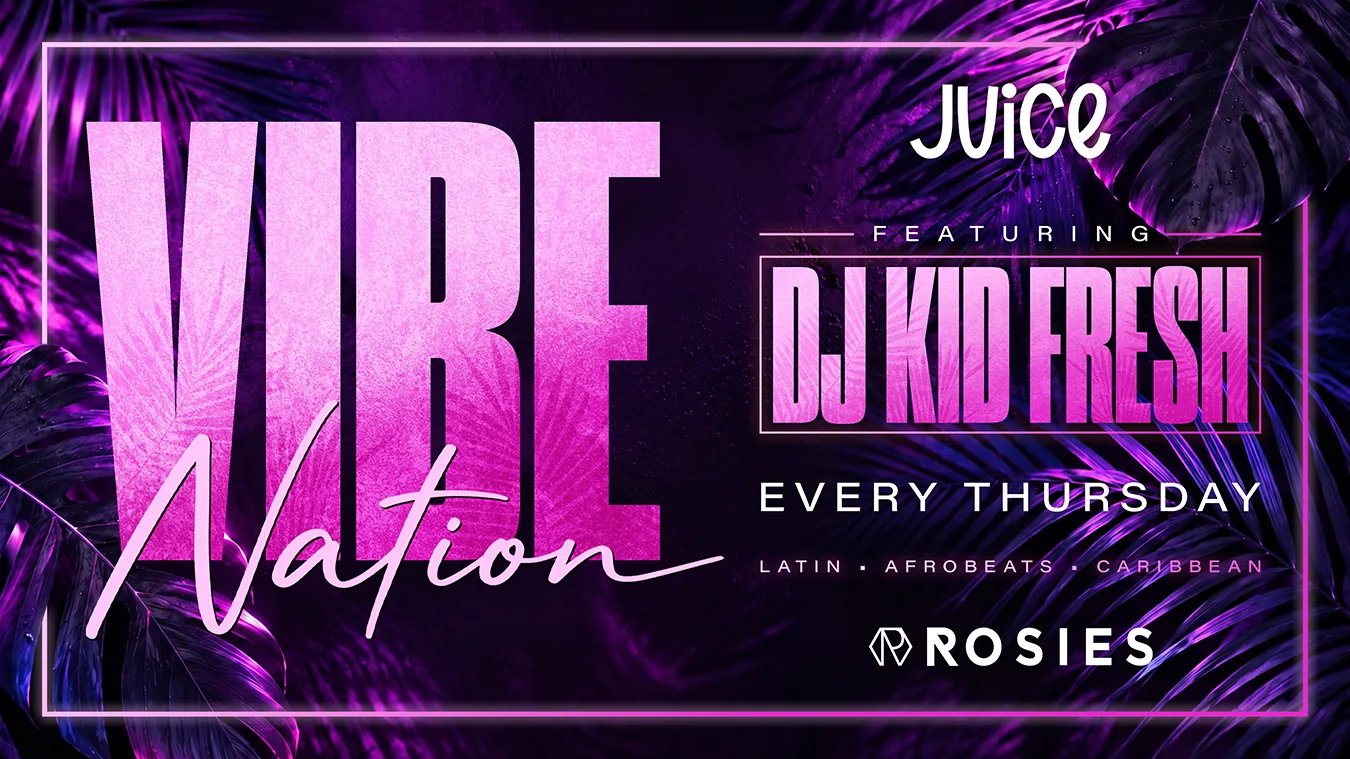 🔥 Vibe Nation - Thursday 8th October 🔥 at Rosies - Chester