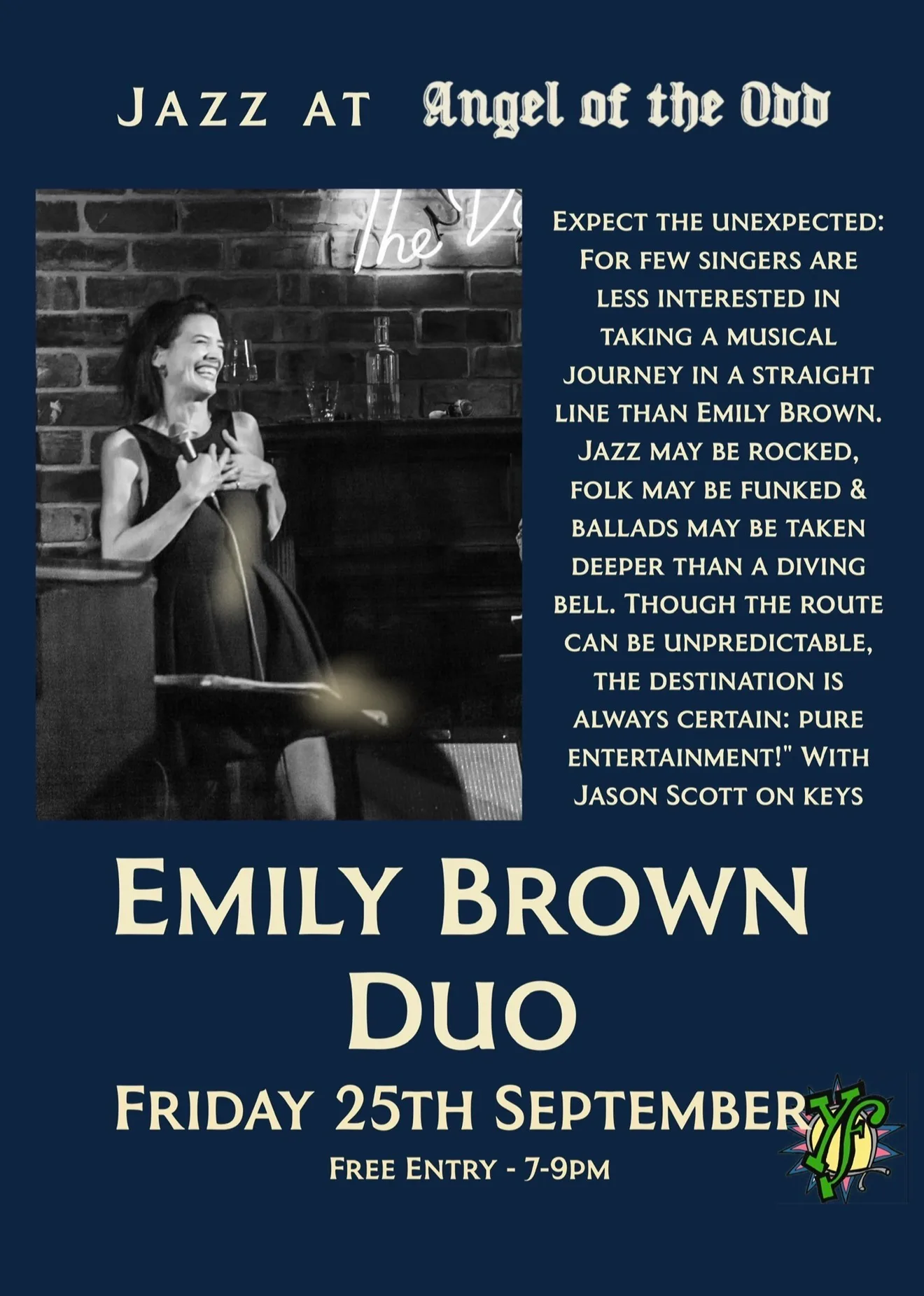 Jazz at Angel of the Odd w/ Emily Brown & Jason Scott at Angel of the Odd