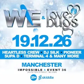 W&E & Lovebugs, Manchester: Christmas Party.