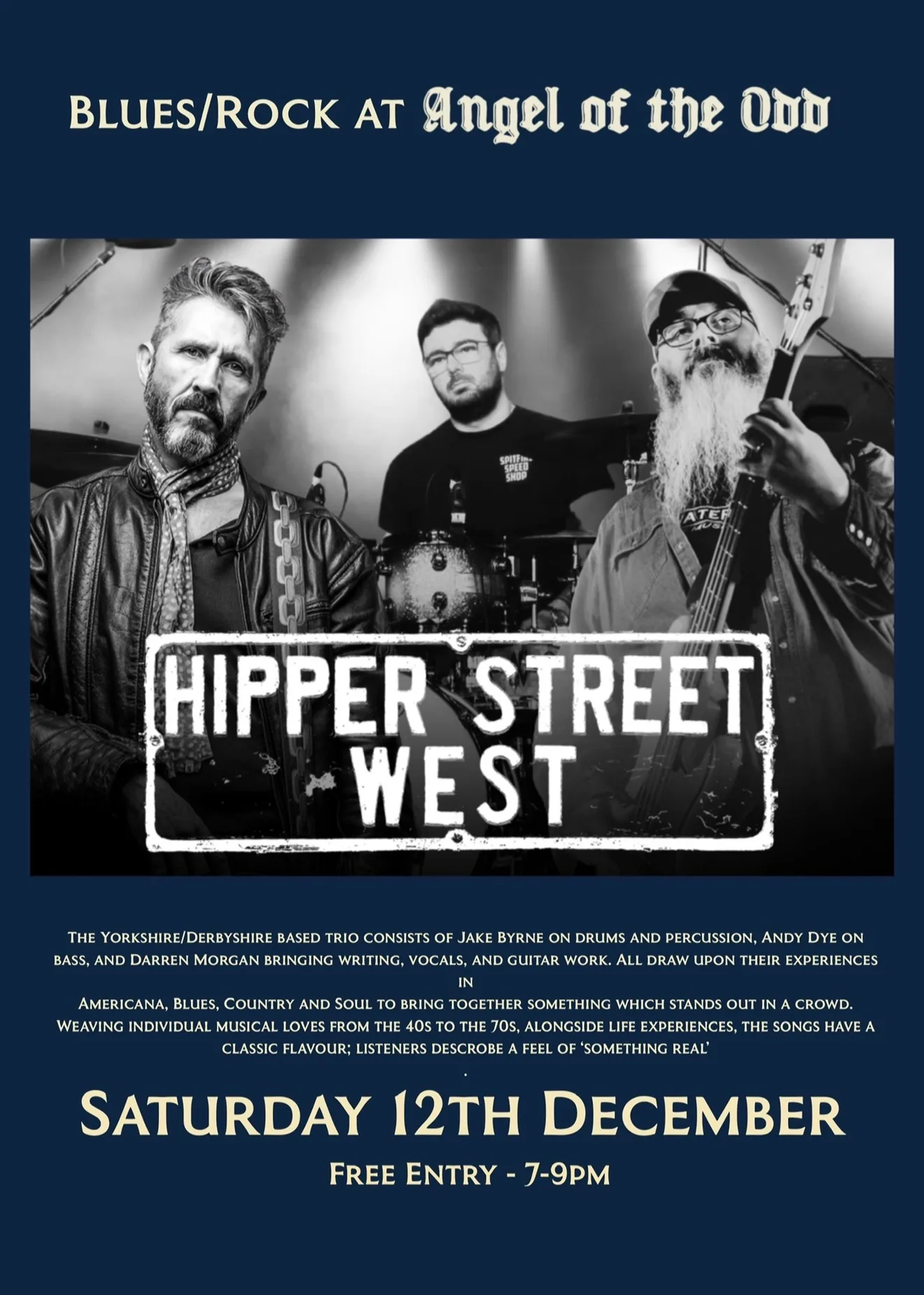 Blues Rock at Angel of the Odd w/ Hipper Street West at Angel of the Odd