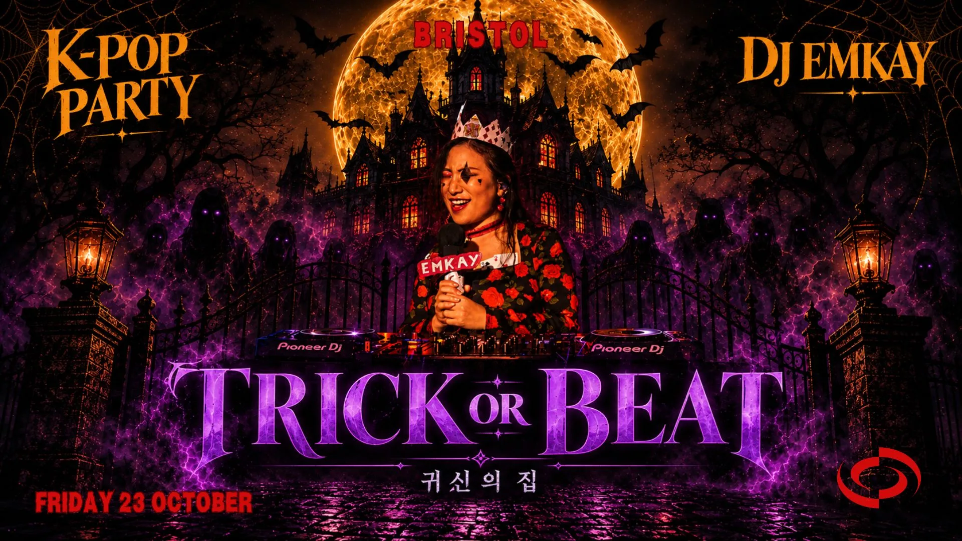 Bristol KPOP HALLOWEEN "TRICK OR BEAT" with DJ EMKAY | Friday 23rd October at Clock Factory