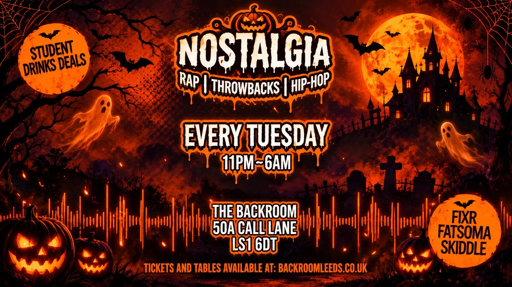 NOSTALGIA Tuesdays: Halloween Special at The Backroom