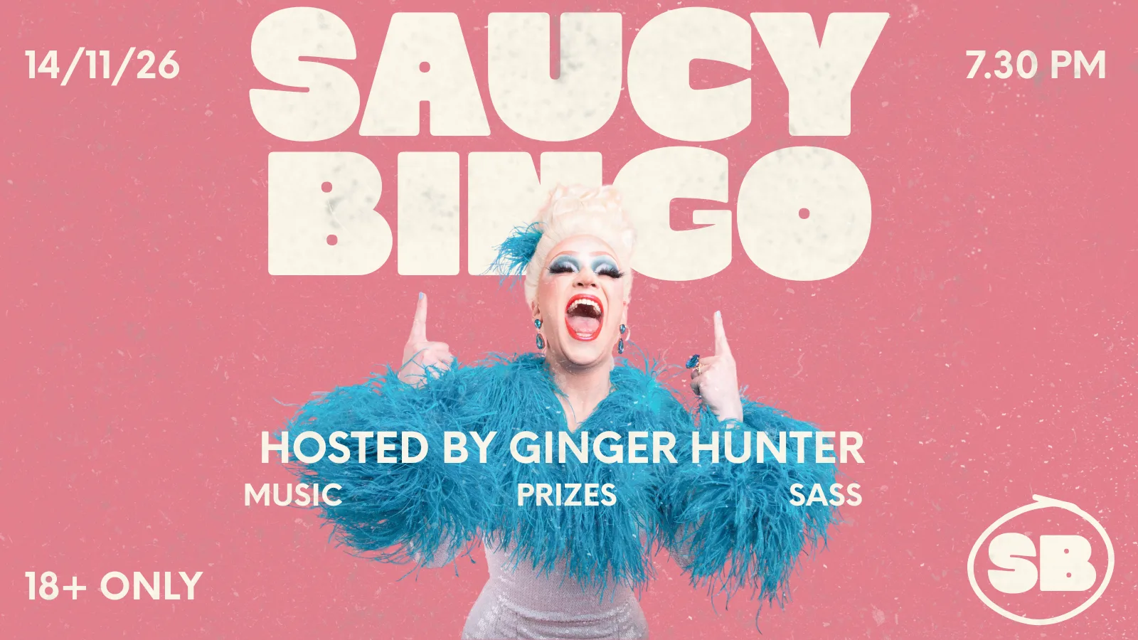 SAUCY BINGO - Hosted by Ginger Hunter at The Morris Hall