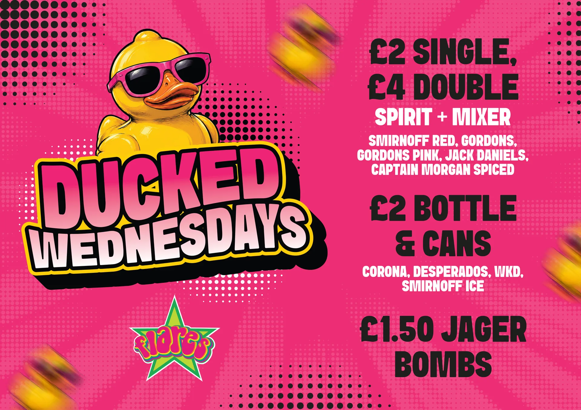 DUCKED Wednesdays at Flares & Popworld - Middlesbrough