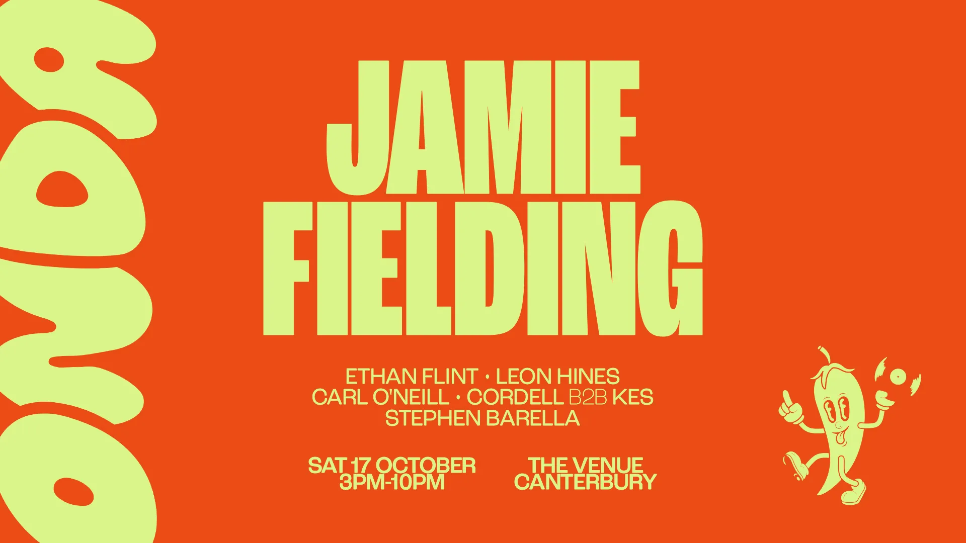 ONDA - Jamie Fielding - Canterbury at The Venue