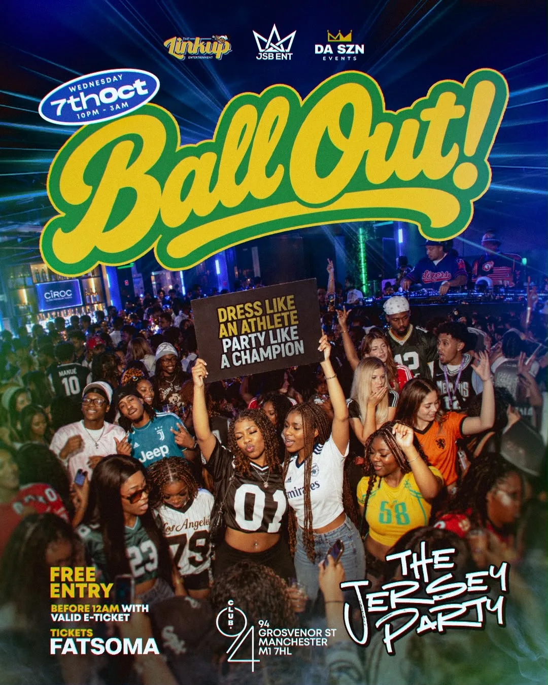 BALLOUT! THE (JERSEY PARTY) at CLUB94 MANCHESTER