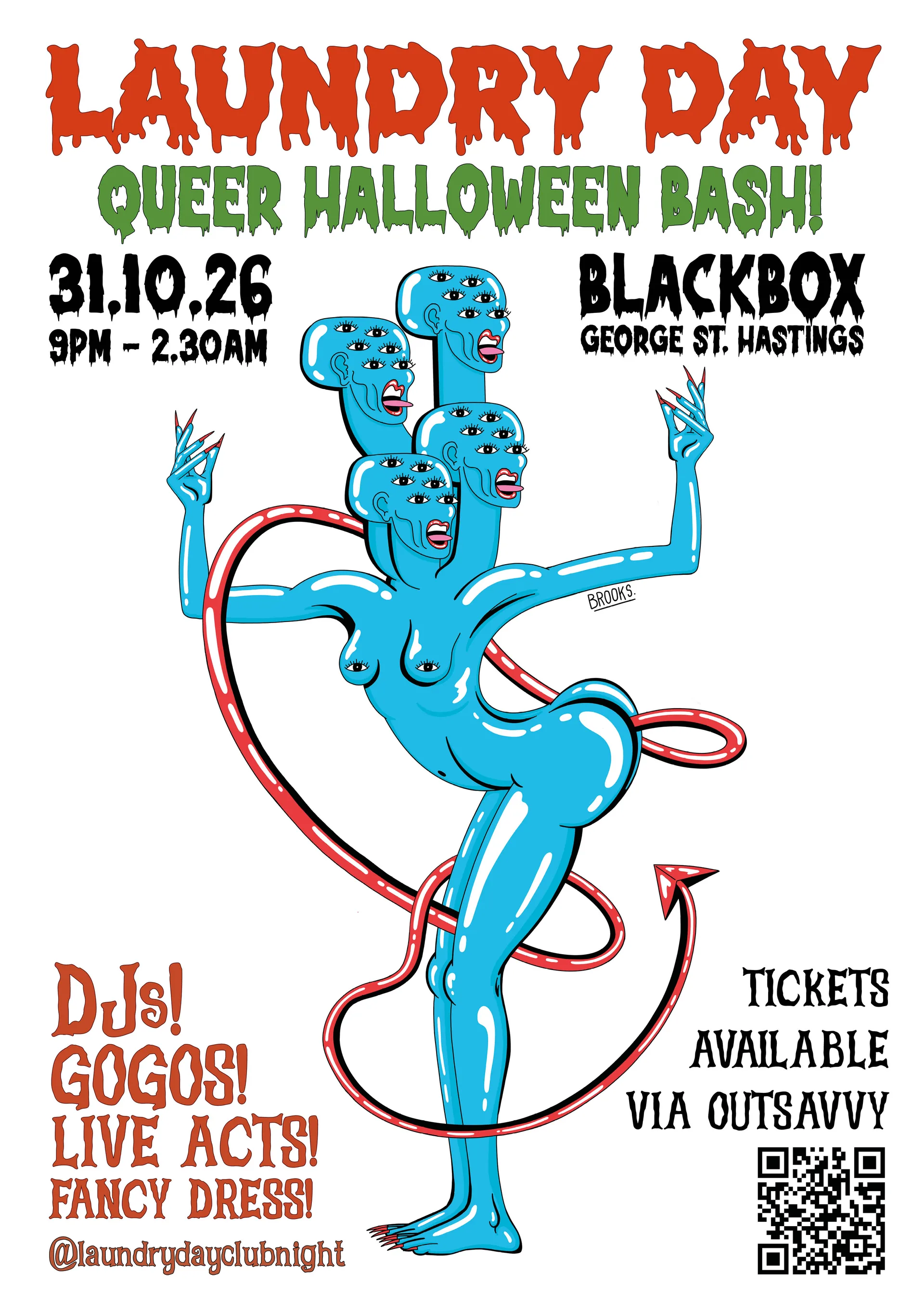 LAUNDRY DAY - QUEER HALLOWEEN BASH at Blackbox Hastings