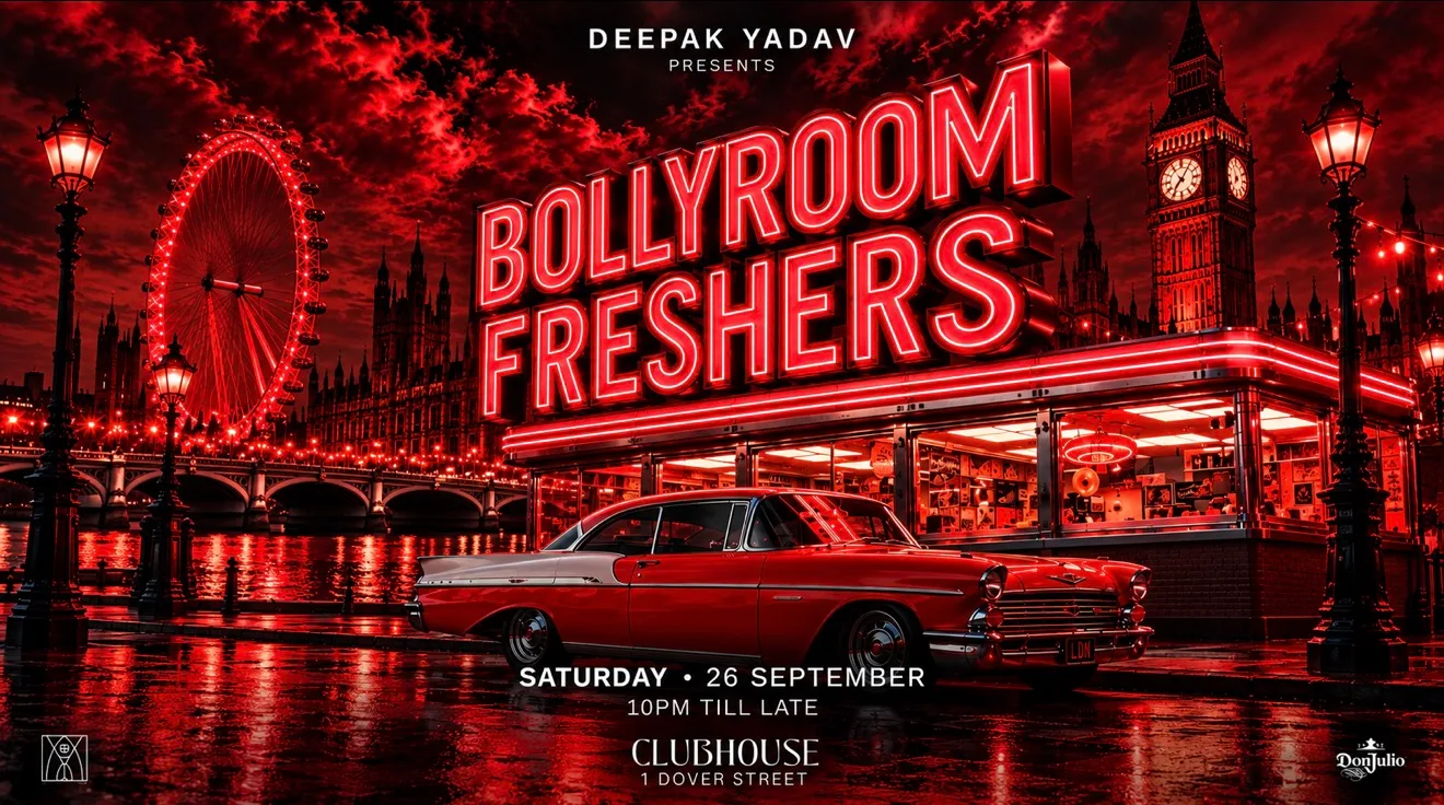 BOLLY ROOM PRESENTS: FRESHERS BOLLYWOOD NIGHT 26/09
